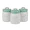 DII® 5.6" Aqua Ceramic Jar Canister Set, 3ct.